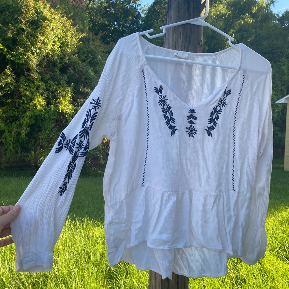 Flowy beachy blouse